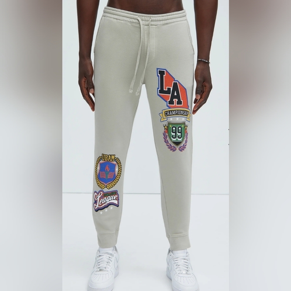 LA University '99 Jogger - Khaki  Size Meduim - Picture 2 of 5
